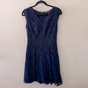 Navy Lace Cocktail Dress